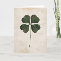 Four-Leaf Clover Green Luck