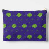 Four-Leaf Clover Groen en Donkerblauw Etui (Achterkant)