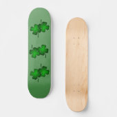 Four Leaf Clover Groen Iers Schaats Board Deck Skateboard (Voorkant)