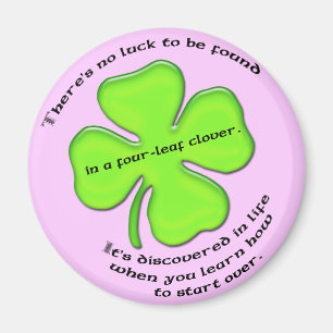 Four-Leaf Clover Magnet