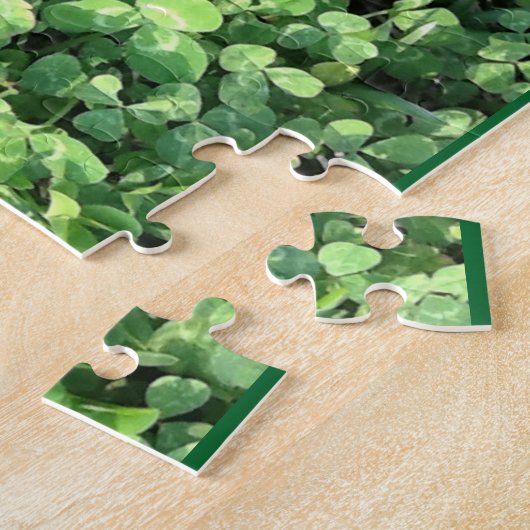 Four-Leaf Clover Puzzle Legpuzzel (Zijkant)