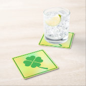 Four Leaf Clover St. Patrick's Day Design-87906 Kartonnen Onderzetters (Insitu)