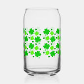 Four Leaf Clover St. Patrick's Day kan glas wikkel (Links)