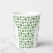 Four Leaf Clover St Patrick's Day Vrijgezellenfees Papieren Bekers (Rechts)