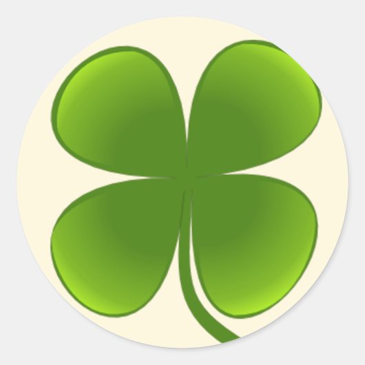 Four-Leaf Clover - Sticker (Voorkant)