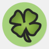 Four Leaf Clover Sticker (Voorkant)