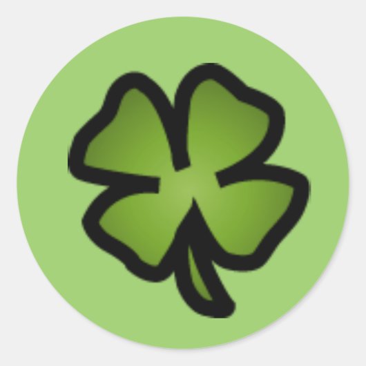 Four Leaf Clover Sticker (Voorkant)