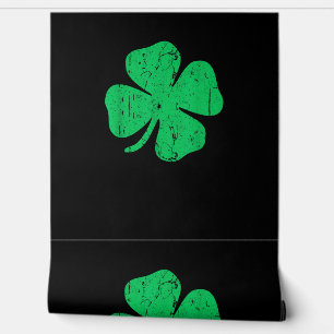 Four Leaf Clover T-shirt Saint Patrick Day Behang