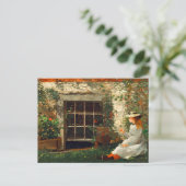 Four Leaf Clover Winslow Homer Briefkaart (Staand voorkant)