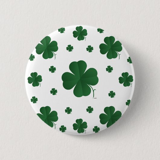 Four Leaf Clovers - multi Ronde Button 5,7 Cm (Voorkant)