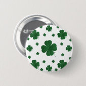 Four Leaf Clovers - multi Ronde Button 5,7 Cm (Voorkant /achterkant)