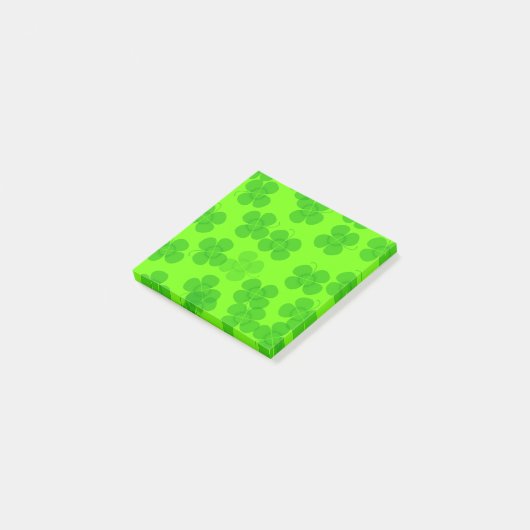 Four Leaf Clovers Post it Notes (Schuin)