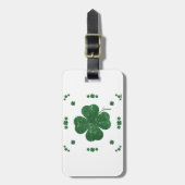 Four Leaf Clovers - stijl Bagagelabel (Voorkant verticaal)