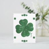 Four Leaf Clovers - stijl Briefkaart (Staand voorkant)