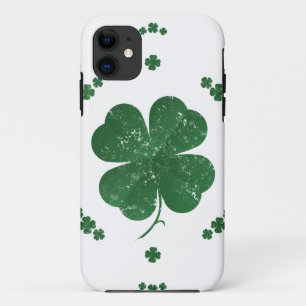 Four Leaf Clovers - stijl iPhone 11 Hoesje