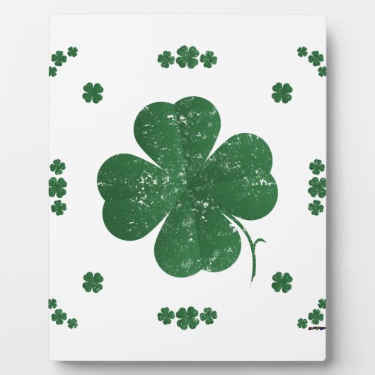 Four Leaf Clovers -  stijl Fotoplaat (Voorkant)