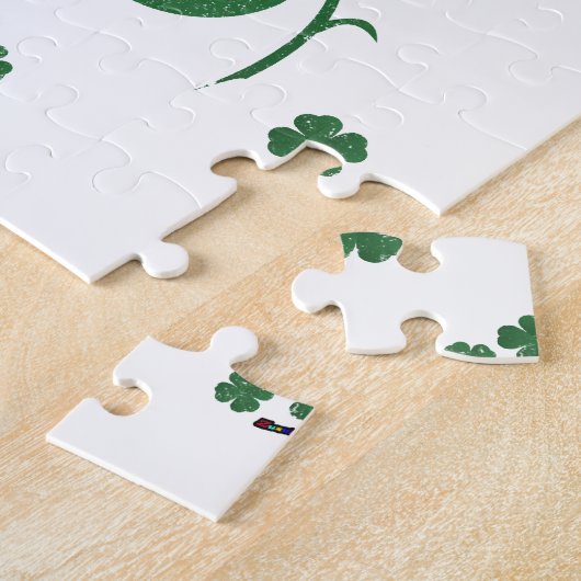 Four Leaf Clovers -  stijl Legpuzzel (Zijkant)