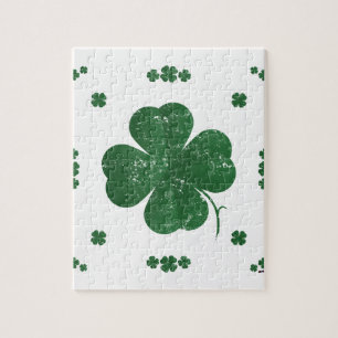 Four Leaf Clovers -  stijl Legpuzzel