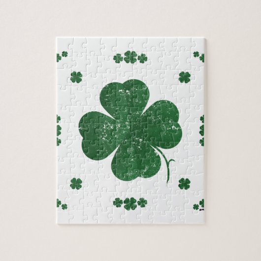 Four Leaf Clovers - stijl Legpuzzel (Verticaal)