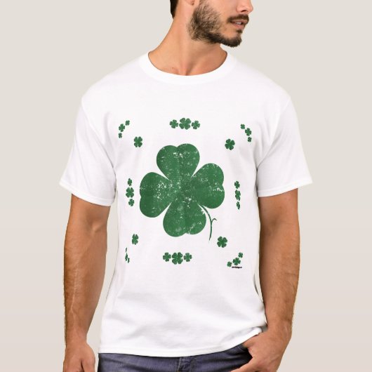 Four Leaf Clovers -  stijl T-shirt (Voorkant)