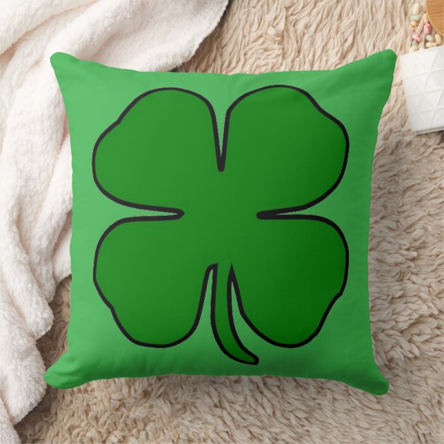 Four Leaf Love 20x20 Sierkussen (Deken)