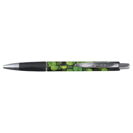 Four-leaf Lucky Clover Shamrock Pattern Pen (Achterkant)