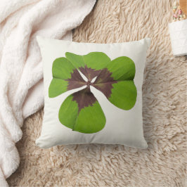 Four Leaf Lucky Clover St Patricks Day Succes Kussen
