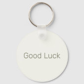 Four Leaf Lucky Clover St Patricks Day Succes Sleutelhanger (Achterkant)