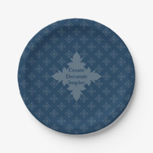 Four Leaf Rosette Luchtmacht Blauw Foulard patroon