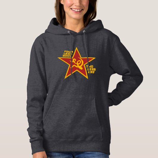 Four legs good hoodie (Voorkant)