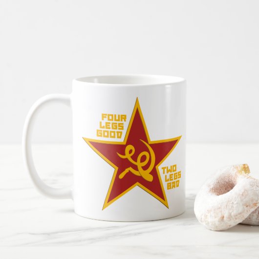 Four legs good koffiemok (Met donut)