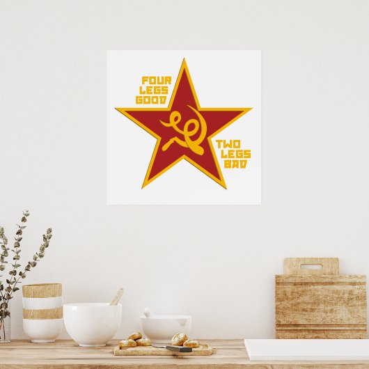 Four legs good poster (Keuken)
