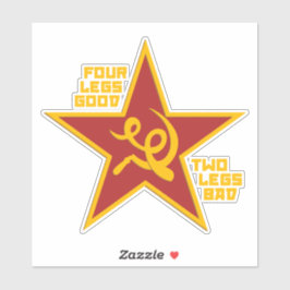 Four legs good sticker