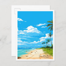 Four Mile Beach Australië Reizen illustratie