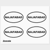 FOUR Najafabad Ovale Sticker (Vel)