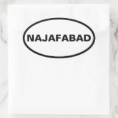 FOUR Najafabad Ovale Sticker (Tas)