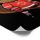 Four Nations Ttle Glol Face-off Canadese Bever Ho Poster (Hoek)