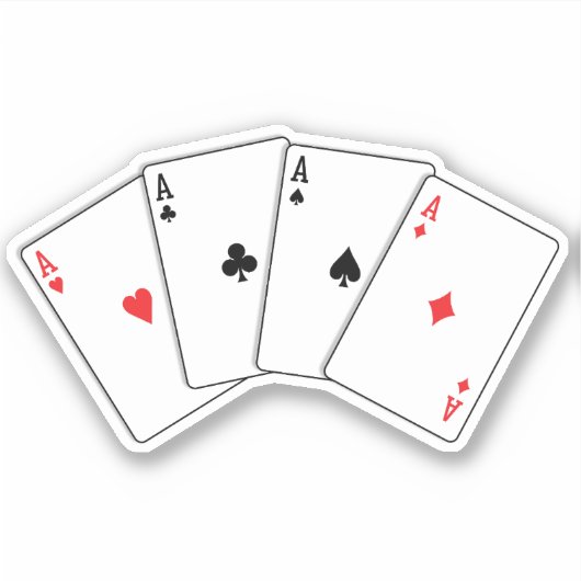 Four of a Kind Sticker (Voorkant)