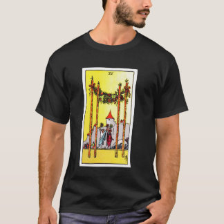 Four of Wands  Tarot Kaart - Rider Waite Dec T-shirt