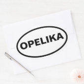 FOUR Opelika Ovale Sticker (Envelop)