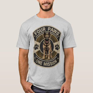 Four Paws One Mission K9 Werk T-Shirt