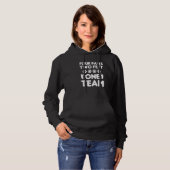 Four Paws Two Feet One Team Hondentraining Trainer Hoodie (Voorkant volledig)