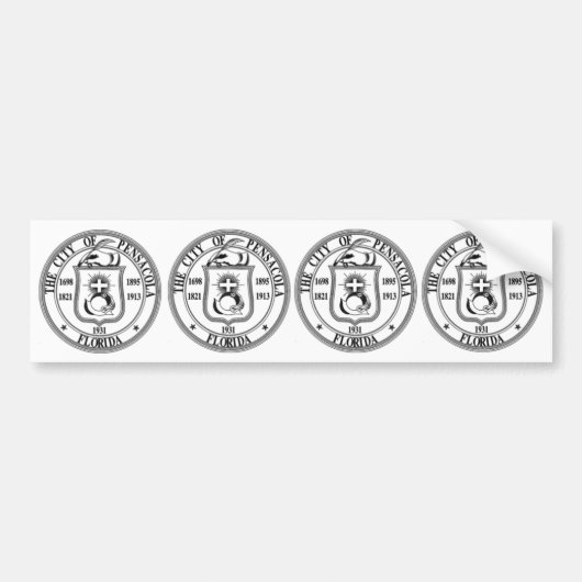 FOUR Pensacola Seal Bumpersticker (Voorkant)