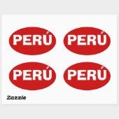 FOUR Perú Ovale Sticker (Vel)
