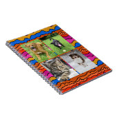 Four Photo Templates Abstract Art School Notitieboek (Rechterzijde)