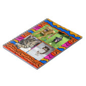 Four Photo Templates Abstract Art School Notitieboek (Linkerzijde)