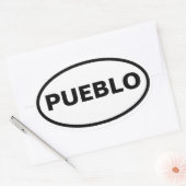 FOUR Pueblo, Colorado Ovale Sticker (Envelop)
