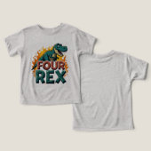 Four Rex: Roaring into Four is het vervolg op de s (Ontwerp Voorkant & Achterkant)