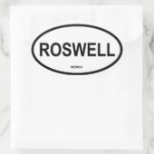 FOUR Roswell, Georgia Ovale Sticker (Tas)