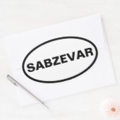 FOUR Sabzevar Ovale Sticker (Envelop)